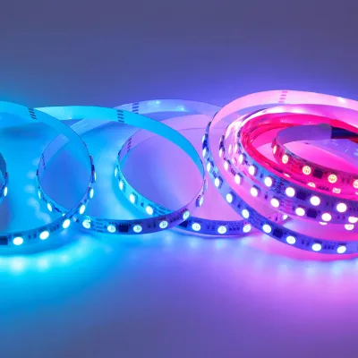 Color Addressable Cob 12V 24V Rgbw Rgb Streifen Flexible 720/M Rgbic 5050 Led Strip Cinta Luces Cob Led Strip Light