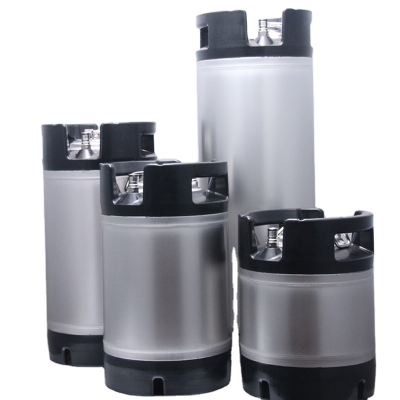 Rubber Handle Stainless Steel Keg Body Ball Lock Kegs 6.5L/9.5L/12L/19L Cornelius Keg Barrel 1.7/2.5/3.17/5 Gallon Corny Keg