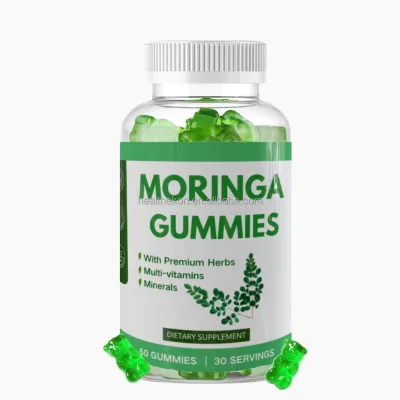 OEM Moringa Gummies Supplement Food OEM Private Label Moringa Leaf Extract Gummies