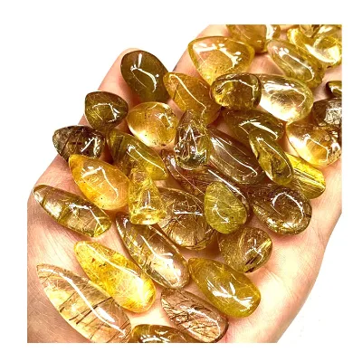 Wholesale High Quality Natural Rutilated Quartz Pendants