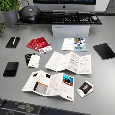 Factory Custom A4 Triple Fold Manual A5 Poster Flyer Color Page Folding Brochure Book Made Quality Paper Customizable Cards