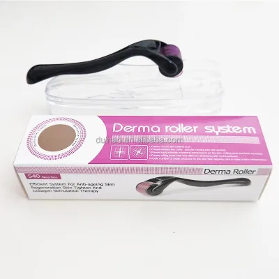 Hot Sales Derma Roller 1.5mm 1.75mm 2.0mm 2.25mm 540 Micro Needle Scalp Roller for Hair Regrowth Skin Care Facial Treatment