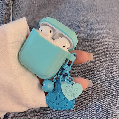 Tws Earbuds Case for Airpods Cover 2 Case Accept Customized High Quality Silicone Silicone Earbuds Case