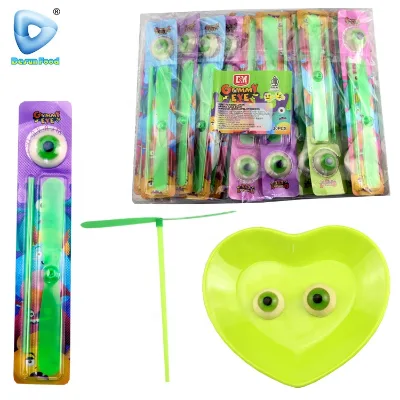Hot Selling Bamboo Dragonfly Toy Candy With Eye Soft Candy