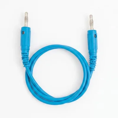 CXSDDZ-S408B 4mm Test Lead 4mm Crossing Connection PVC Brass Conductor 30VAC/60VDC Rated 15A 100cm Customizable Length