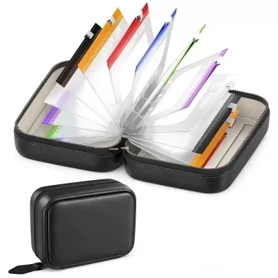 Cross-border Bestseller Portable Clutch-style Luxury Food-grade Silicone Travel Organizer Waterproof Pill Case Set 7/14 Bags