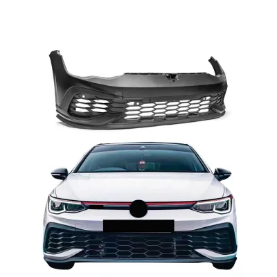 Car Front Bumper for VW Golf 8 Gti R CS High Quality PP Material Car Body Kit for MK8 Car Exterior Parts Accessory