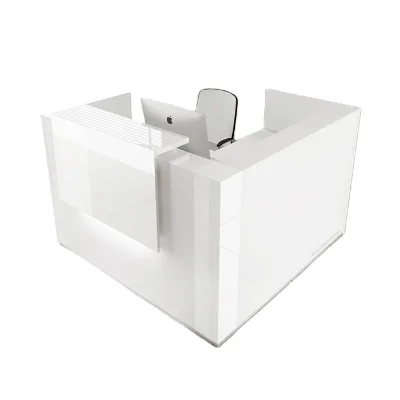 Welcome Front Office Reception Desk Chair High Fasion Bank Hotel Reception Counter