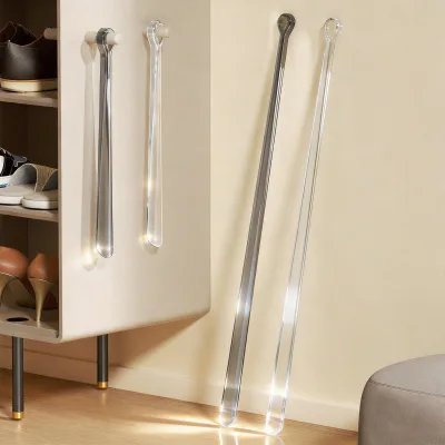 30/14 Inch Plastic Shoe Horn for Elderly and Pregnant Women Home Use No Need to Bend Over Extended Shoe Helper Shoehorn