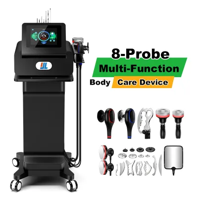 Wholesale 8 in 1 Body Management 8 Probe Multi Function Body Care Device Warm Vacuum for Slimminfg Body