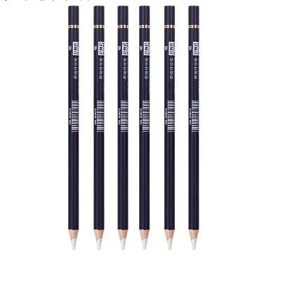 Natural Wood Custom Rubber Eraser Pencil Shape Flexible Pen-Style Highlight Eraser Pen for Sketching