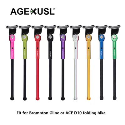Bike Kickstand Parking Kick Stand Carbon Alloy for 20 Inch Folding Bike Brompton Gline D10 Folding Bicycle