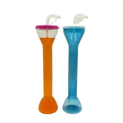 Food Grade 500ML Plastic Yard Glass Disposable Party Supplies Kits for Parties & Slush Cups