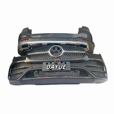 GLE 167 2020-2023 Front Rear Plastic Bumper with Grille Kit Second-hand Assembled Bumper Kit for GLE167 GLE450 GLE350