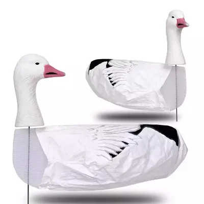 Fully Flocked Specklebelly Goose Floating Decoys Snow Rags Goose Decoys
