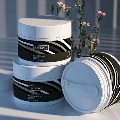 Factory Direct Sales Wholesale Round Luxury Facial Mask Jar,plastic Mask Jar,high Quality Hair Mask Jar