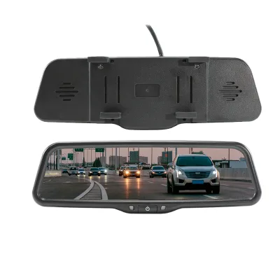 9.66inch Ahd 1080p Universal Digital Rearview Interior Mirror Monitor With Auto Brightness Adjustment Function