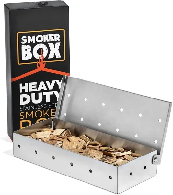 Grillaholics Smoker Box, Top Meat Smokers Box in Barbecue Grilling Accessories
