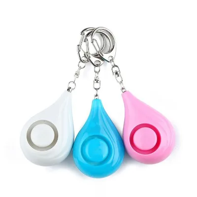 Portable Water-Drop Shaped 130DB Personal Security Alarm Self-Defence Safety Feature