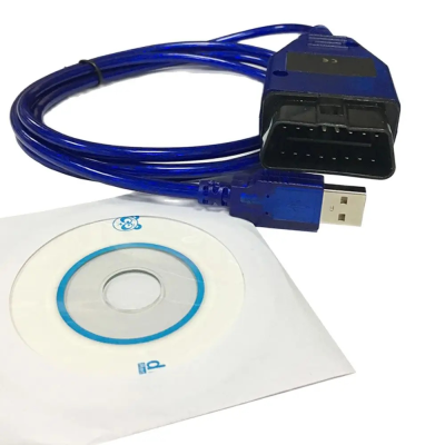 VAG-COM USB Cable with FTDI Chip Vag Com 409 OBD2 Scanner Tool Interface for Audi VW Seat Skoda Car Audio & Video Accessories