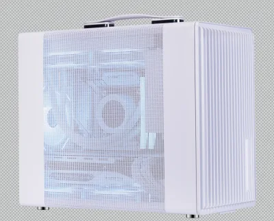 WJCOOLMAN Alpha S1 Mesh Version Full Tower Steel PC Case with Fan Type-C U3 Portable Desktop Computer Case