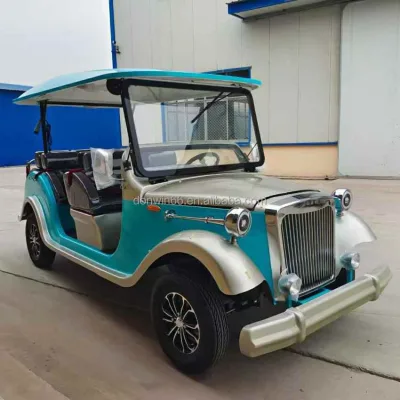 Luxury Electric Retro Vintage Car Vintage Classic Car 5 Seats Vintage Sightseeing Classic Car for Sale