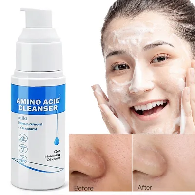 Facial Cleanser Oil Control & Deep Cleansing Moisturizing Mild Amino Acids Cream for Unisex