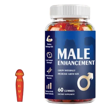 OEM Male Power Enhancement Maca Gummies Adult Libido Enhancer Gummy Candy Herbal Vitamin Supplement Male Enlargement