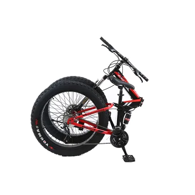26 Inch Made in China Popular Europe Foldable Fat Tire Bicycle/New Design Lightweight Folding Bike Full Suspension Snow Bike