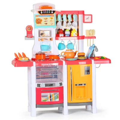 Wholesale Educational Kids Toys Kitchen Kids Toys Set Play House Kitchen Cooking Kitchenware Cooking Set Boys Girls
