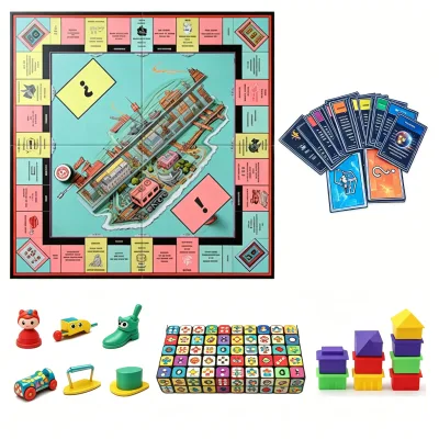 Custom Board Games Designer Wholesale Top Sale Board Game Pieces for Pieces OEM Printing Service