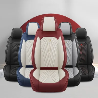 5d Fully Coverage Leather Car Seat Cover Cushion for Haval H6 audi Q7 4l bmw E87 X1 F48 volkswagen Golf tesla Model s