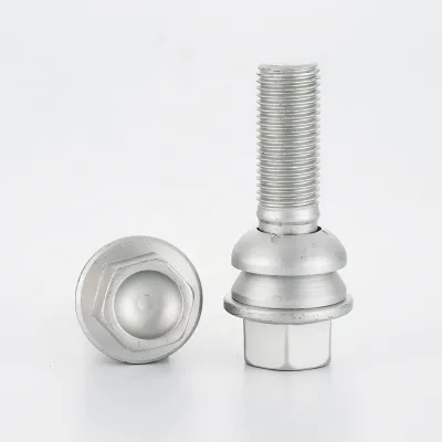 RuiLi OEM M14*1.5 Carbon Steel Wheel Lug Bolt for Audi for Front Rear Zinc Plated New 1 Year Warranty Compatible