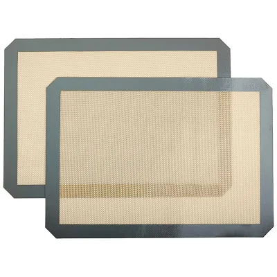 Silicon Baking Mat Silicone Rectangular Baking Mat Non-Stick Reusable Oven Bakeware 16.5" X 11.6" Waterproof
