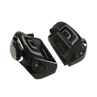 Motorcycle Custom World Leg fairing with Double C Leg Fairing light