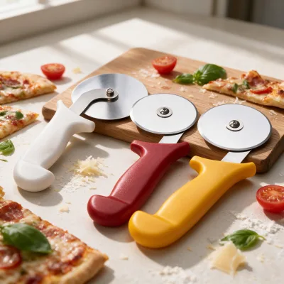 Stainless Steel Roller Cake Divider with Pizza Cutter Must-Have for Picnics and Family Gatherings