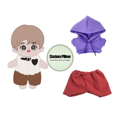 Dolls Clothes Accessory EXO Jeans Curved Shorts for 20CM/15CM Cotton Doll