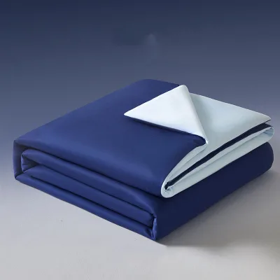 New Modern Knitted Summer Quilt Antibacterial Filling AC Comforter Deep Sleep Washable Single/Dual Size Dorm Use