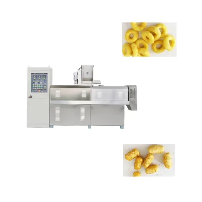 Double Screw Extruders Corn Puff Making Machine Extruders Puffed Rice Ball Making Machine