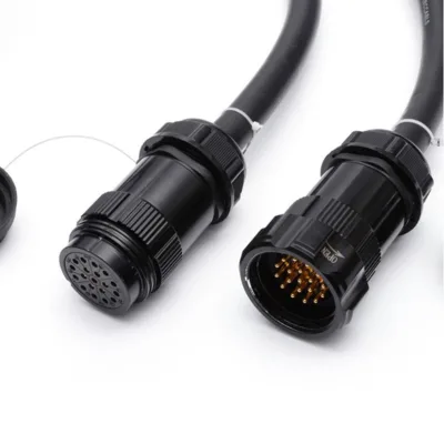 High-quality 19-pin Multi-pin Socapex Extension Cables in 10m, 20m, and 30m, with Male and Female Connectors.