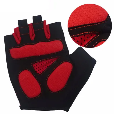 Unisex Neoprene Fingerless Weight Lifting Gloves for Gym Fitness Power Training Sports