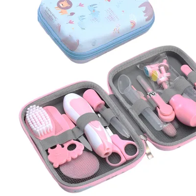 20pcs Set Baby Care Kit Daily Cleaning Accessories Including Nasal Inhaler Nail Clipper Brush File Comb Scissors for Nail