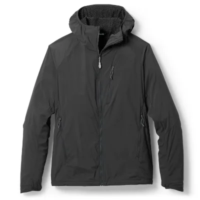 Custom Winter Thermal Quilted Jacket Black Lightweight Insulated Coat for Skiing Hunting Outdoor Daily Wear OEM Available
