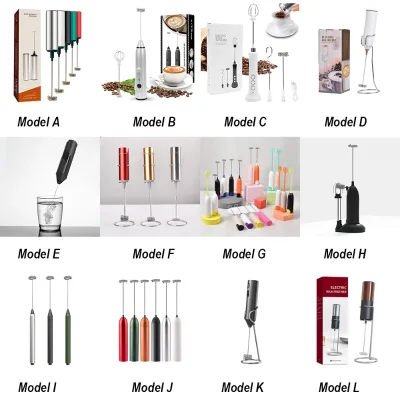 2026 CE ROHS Certificated BPA Free Electric Usb Rechargeable Milk Frother Matcha Whisk Egg Beater with Custom logo and Package