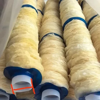 30-75mm Dried Hog Casing Samples for Agriculture for Chorizo Sausage Crispy Sausage Hotdog Salami