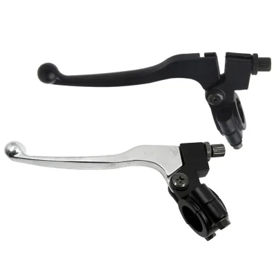 7/8'' 22mm Universal Motorcycle Handlebar Brake Clutch Levers Drum Brake Handle for Dirt Bike ATV Handle Levers Accessories