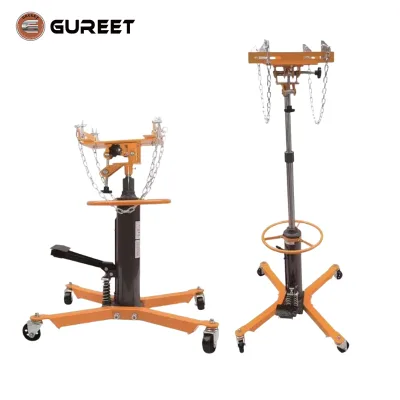 Hydraulic Vertical Gearbox Transmission Jack Stand Lifter with Double Pump