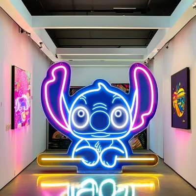Free Customization Neon Stitch Christmas Party Bar Design IP67 Rated