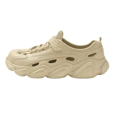 2024 Summer Water Shoes Anti-Slip Thick Soled Fishing Casual Shoes Beach Shoes Breathable Hollow Slippers Summer Men and Women