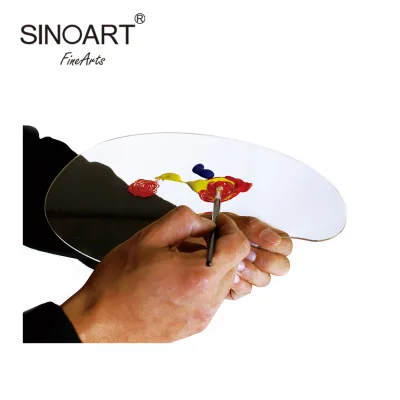SINOART Wholesale High Quality Art Clear Painting Acrylic Paint Palette for Artists